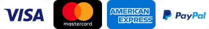 Accepted payment methods: Visa, Mastercard, American Express and PayPal